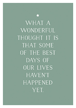 Postkarte - La Card - Wonderful thought
