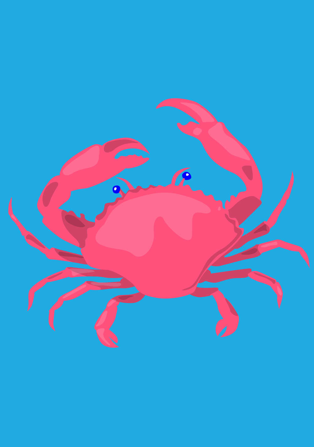 Postkarte - luminous - Krebs