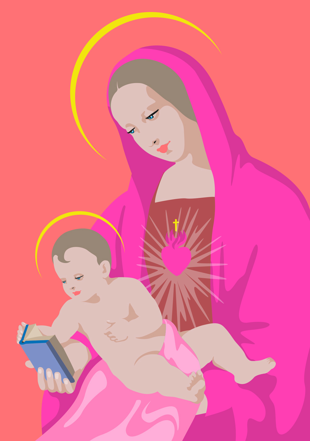 Postcard - luminous - Maria