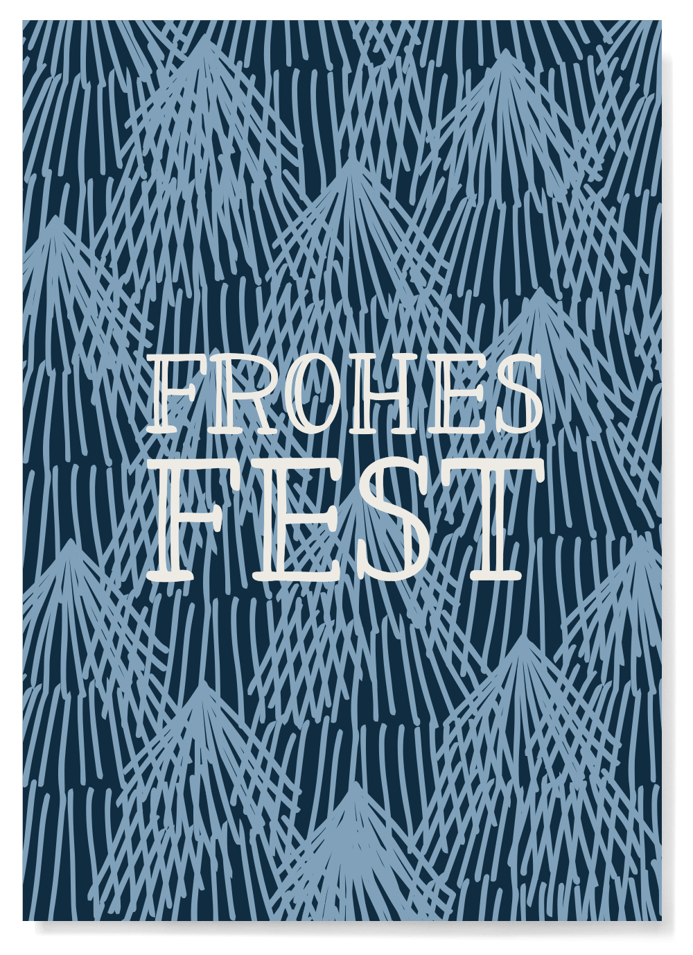 Postcard - familytree - Frohes Fest Forrest