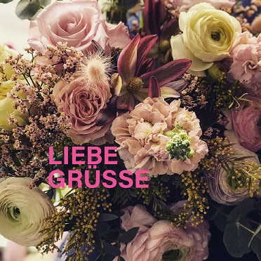 Postkarte - Libelle - Liebe Grüsse