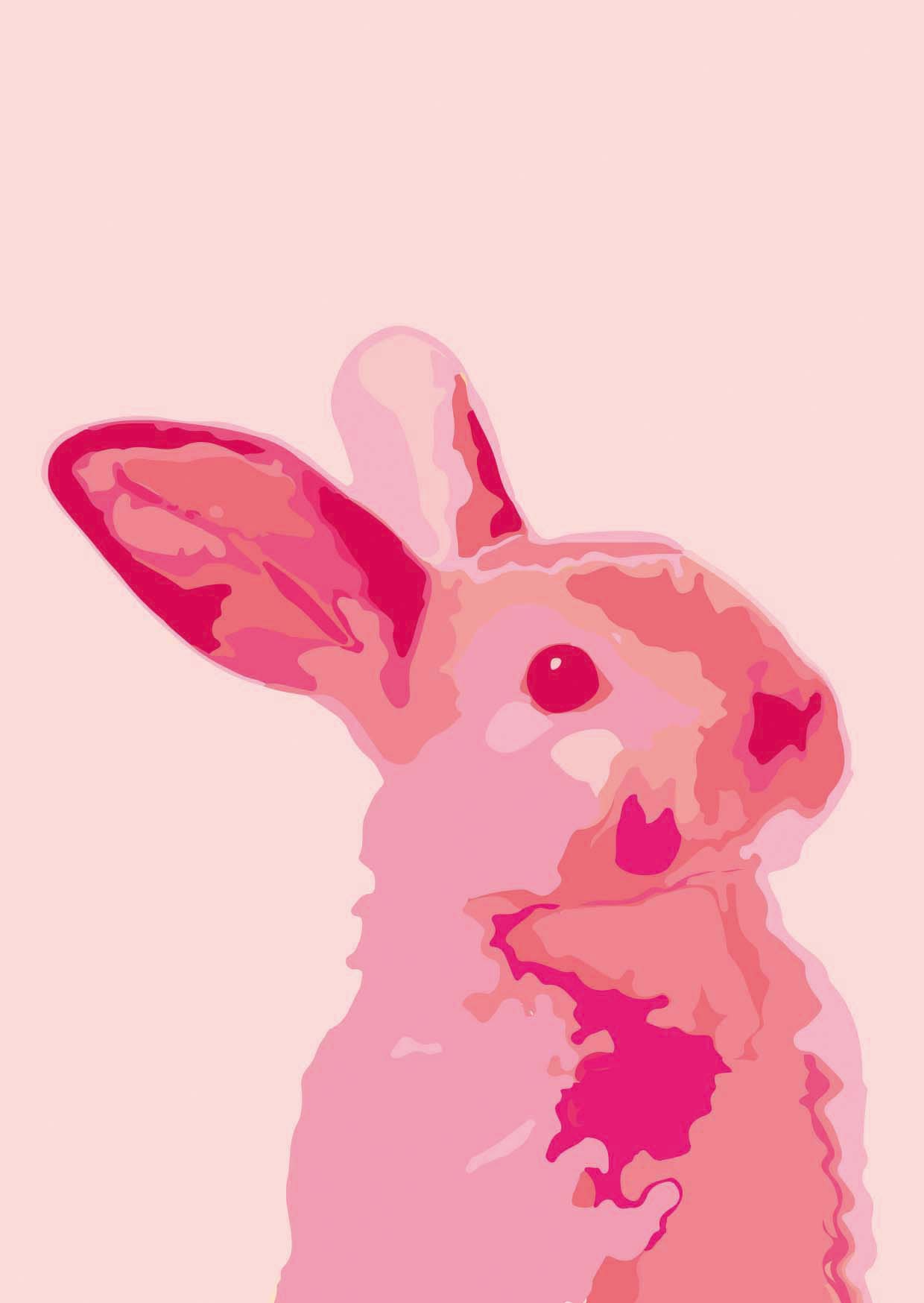 Postcard - Toni Starck - animal rabbit