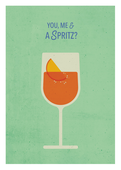Postkarte - Daria Ivanova - Aperol Postkarte - Daria Ivanova - Aperol