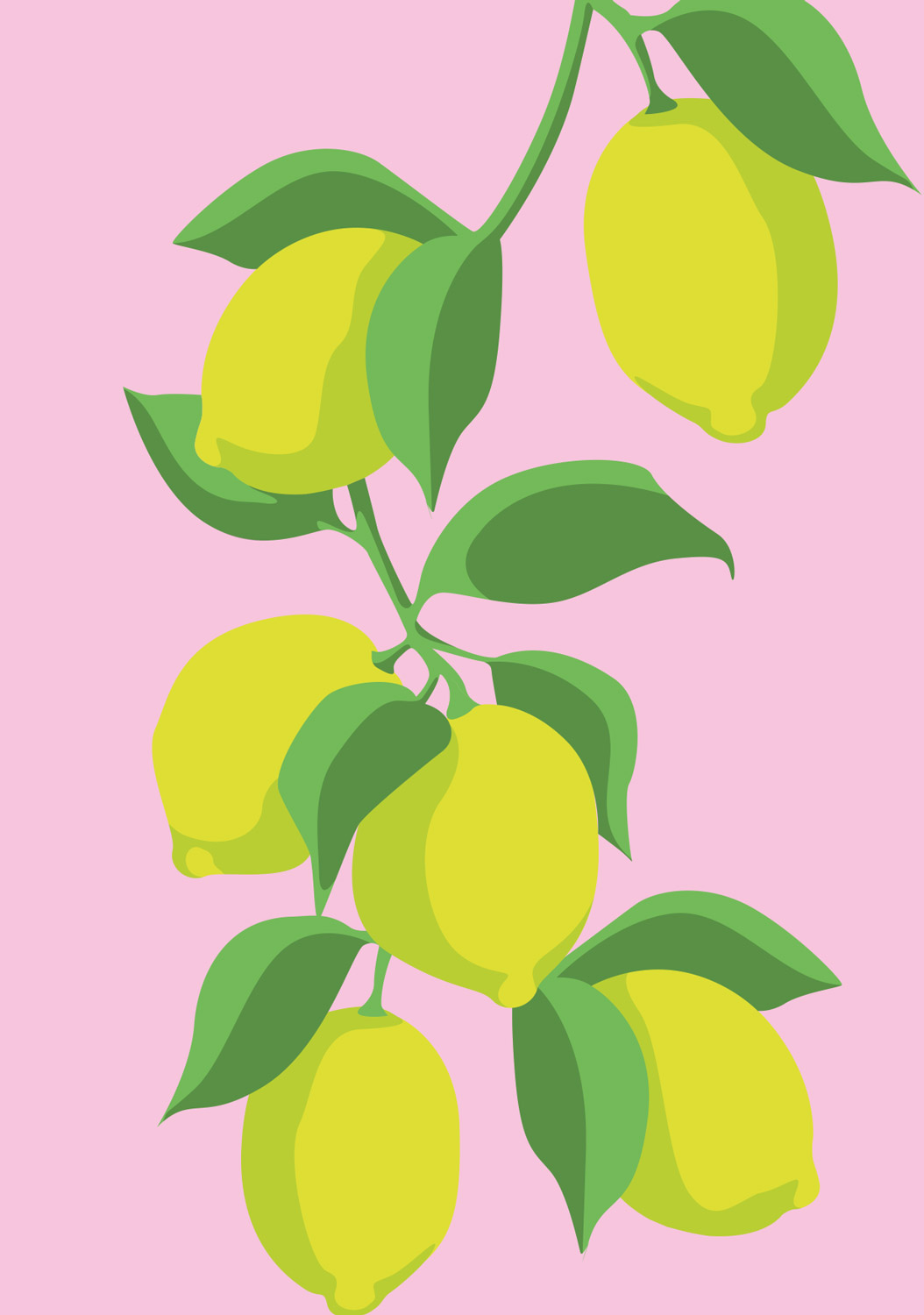 Postcard - luminous - Lemons