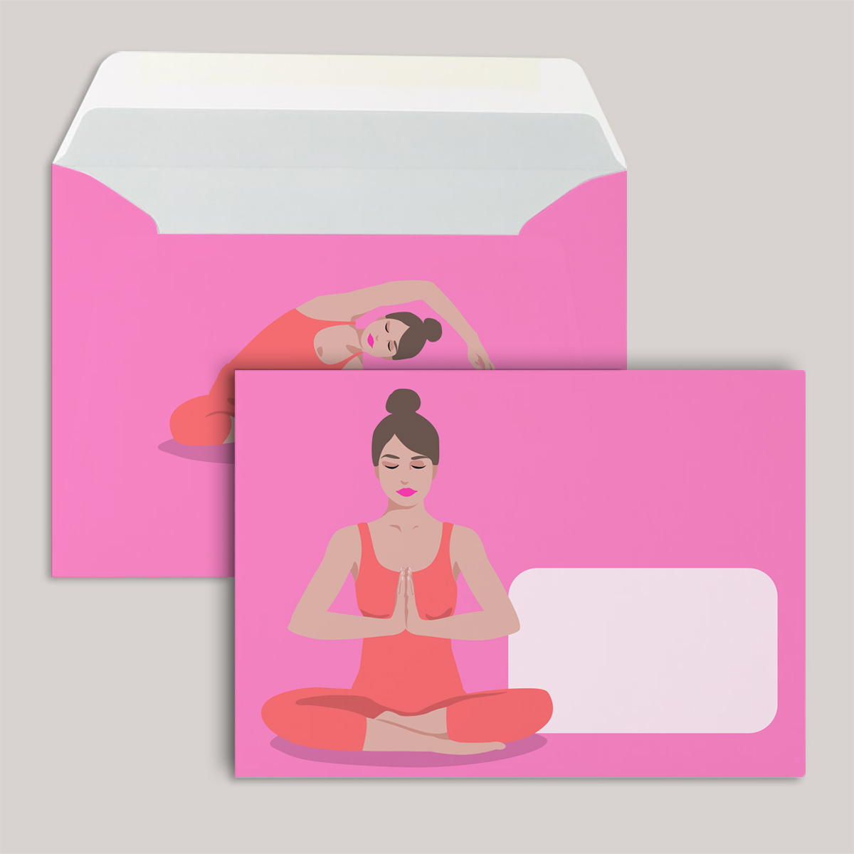 Umschlag - neonstyle - Yoga Umschlag - neonstyle - Yoga
