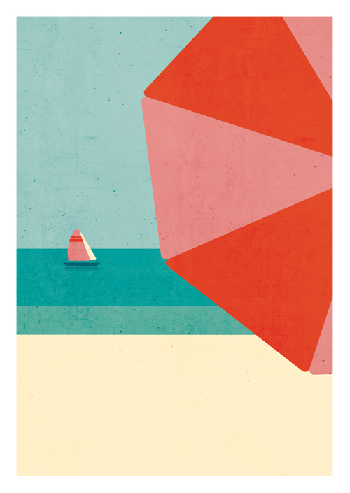 Postkarte - Daria Ivanova - Segelboot Postkarte - Daria Ivanova - Segelboot