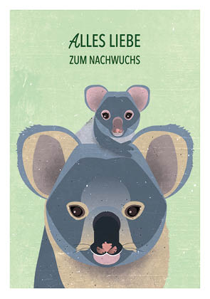 Postkarte - Daria Ivanovna - Koala-Mama