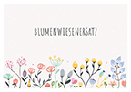 Postkarte - La Card - Blumenwiesenersatz