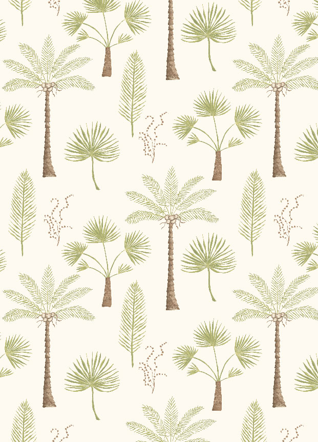 Postcard - Andrea Liesert - PALM PATTERN