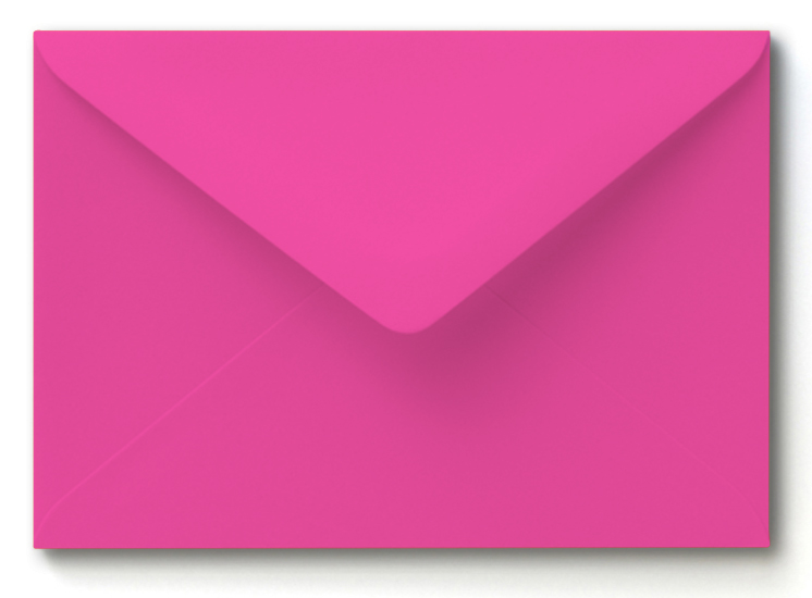 Umschlag - happiness - Neon Pink