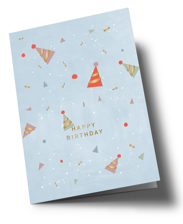 *DK - Designfräulein - Happy Birthday Partyhütchen *DK - Designfräulein - Happy Birthday Partyhütchen