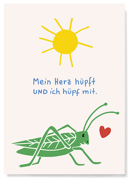 Postcard - familytree - Mein Herz hüpft