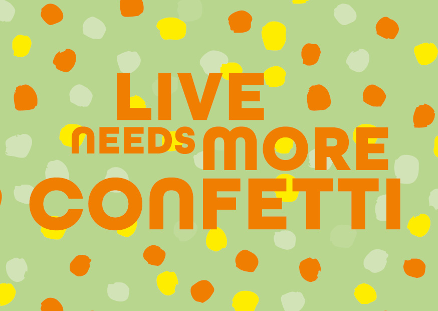 Postkarte - happy wrong - more confetti