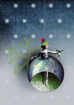 Postkarte - La Tack - KugelLady Postkarte - La Tack - KugelLady