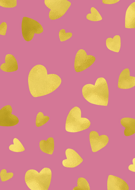 Postcard - illi - Gold embossing - PUSO