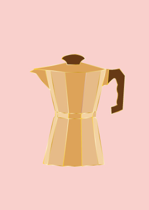 Postkarte - Toni Starck - EspressoCan Pink Caramel Postkarte - Toni Starck - EspressoCan Pink Caramel
