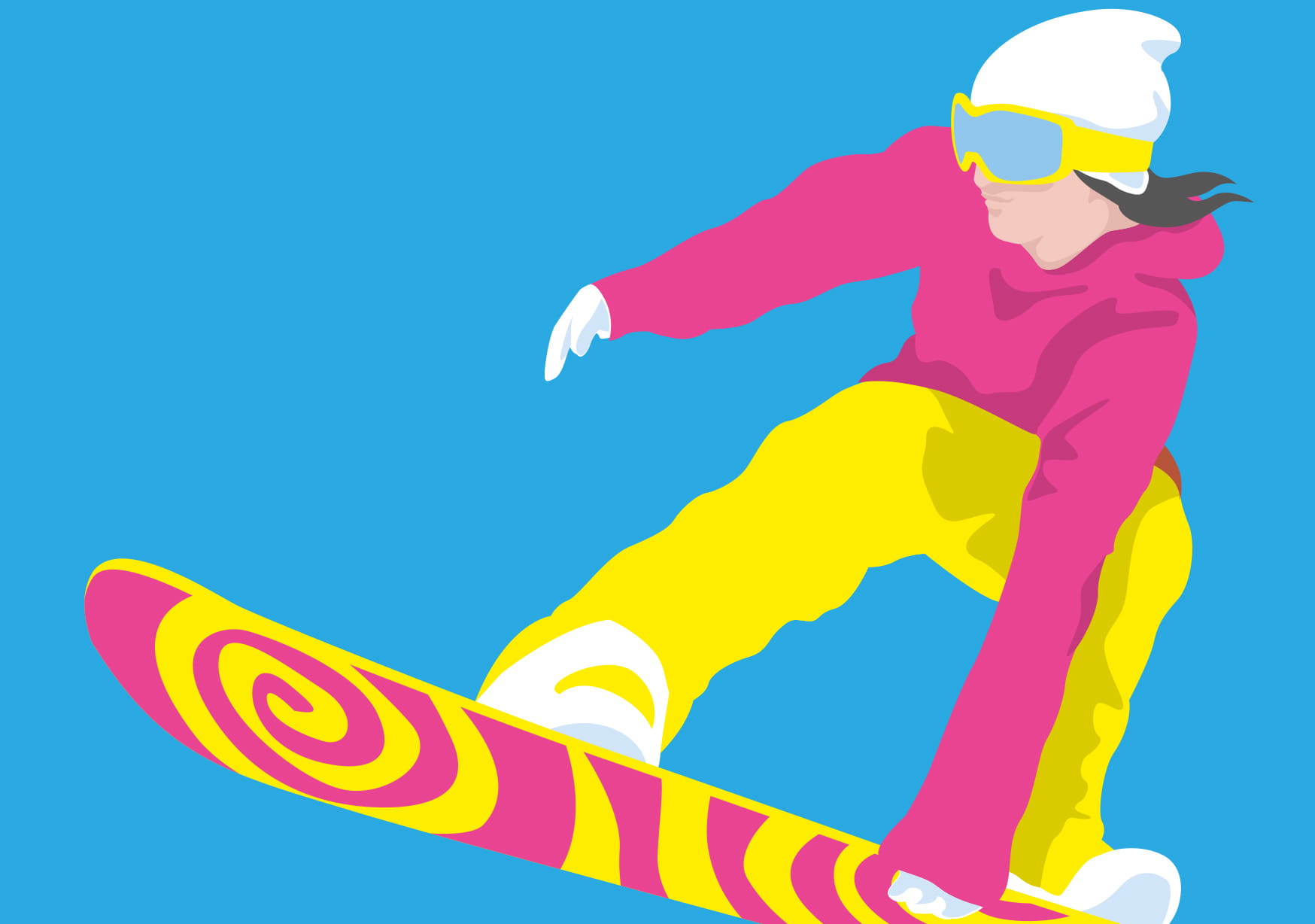 Postkarte - sports - Snowboarder
