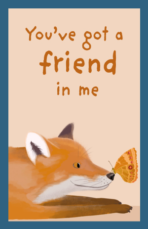 Minicard - Toni Starck - Fox&Butterfly Minicard - Toni Starck - Fox&Butterfly