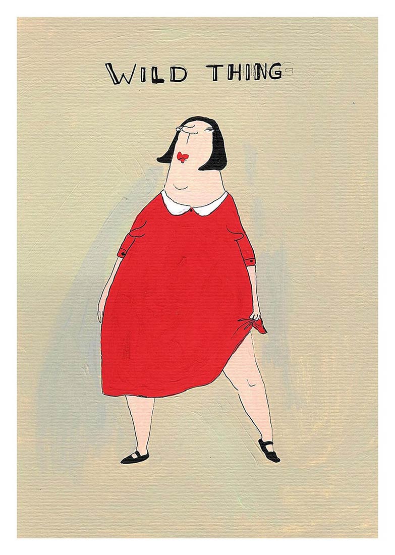 Artprint A3 - kittiekatstudio - wild thing Artprint A3 - kittiekatstudio - wild thing