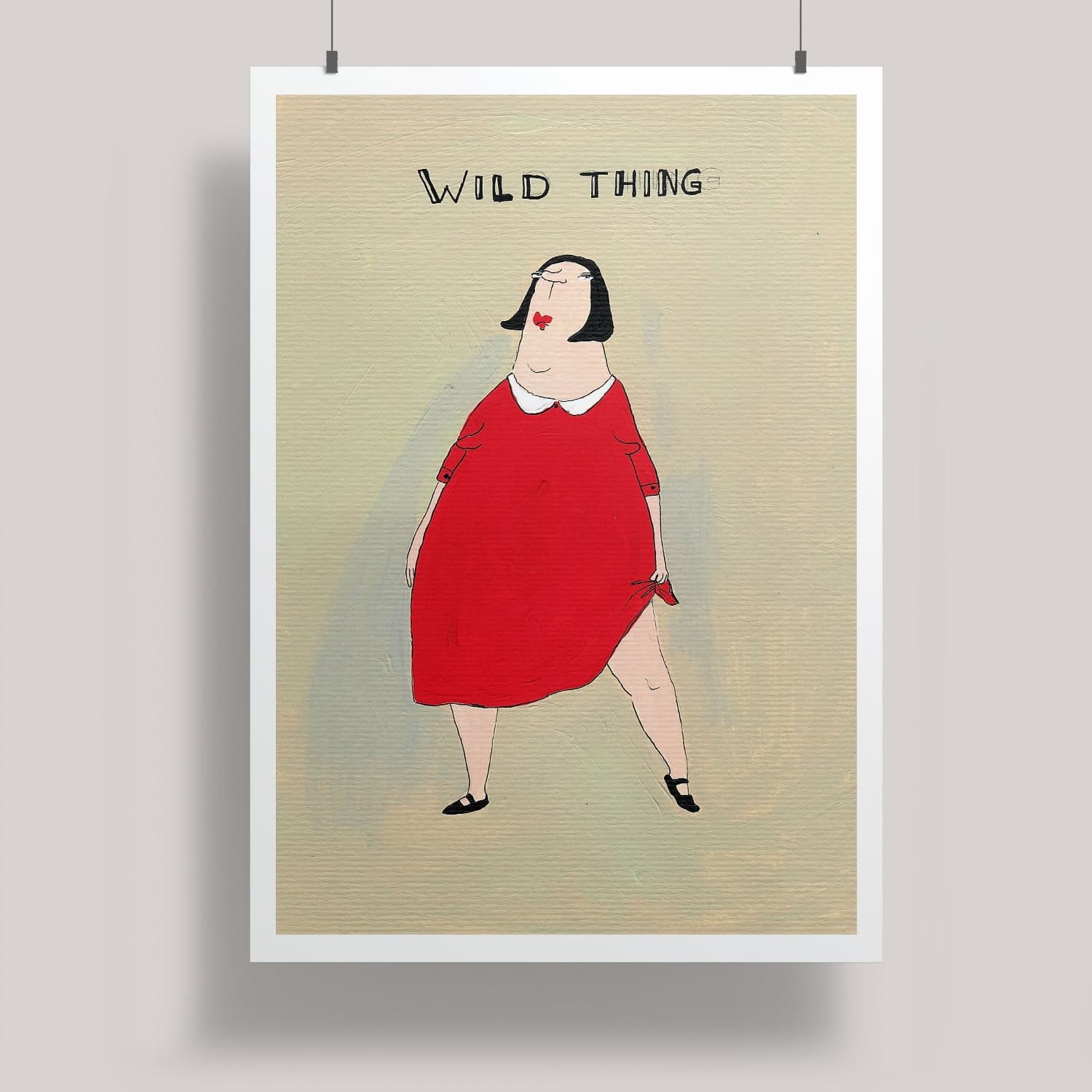 Artprint A3 - kittiekatstudio - wild thing