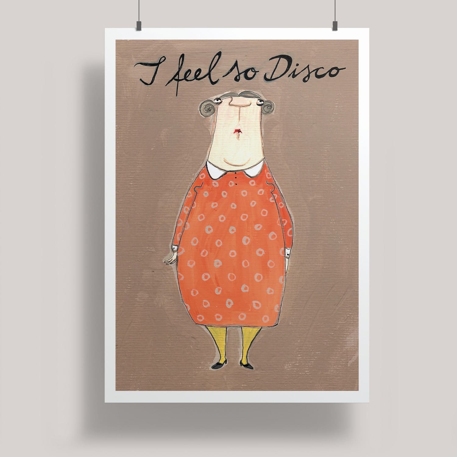 Artprint A3 - kittiekatstudio - disco