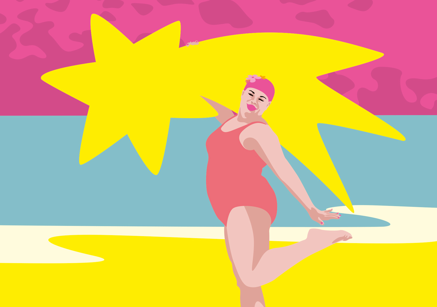 Postkarte - luminous - Ms Molly with Star