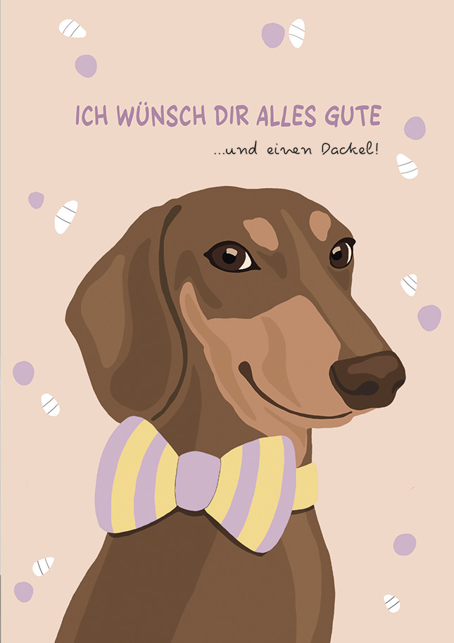 Klappkarte C6 - Alfie's Greetings - Konfetti