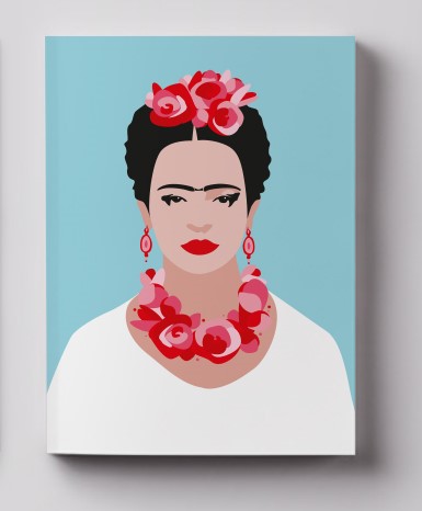DIN A6 notebook - Frida Kahlo