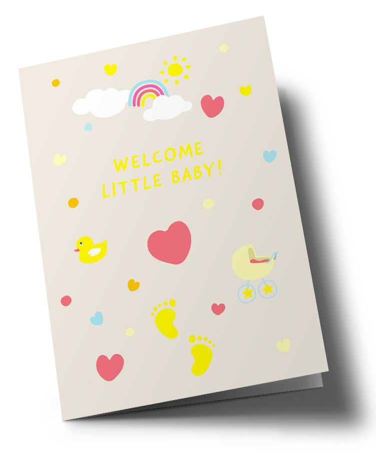 Doublecard C6 - nola - Welcome little Baby
