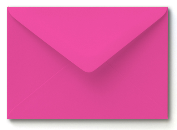 Envelope - happiness - Neon Pink