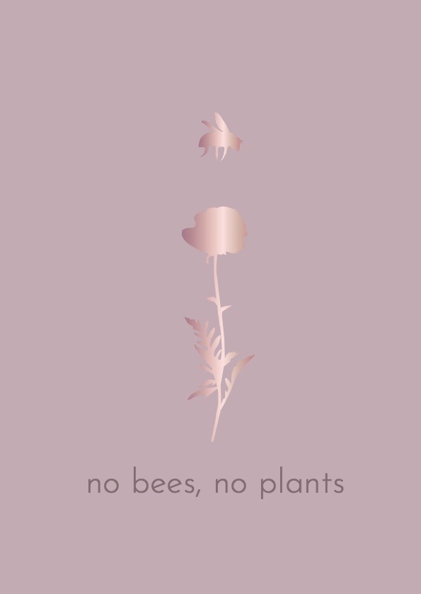 Postkarte - Toni Starck - no bees