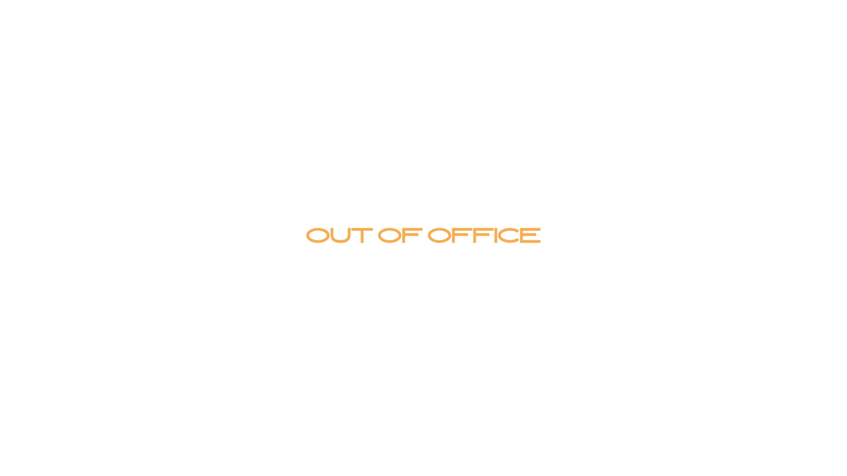 Bügelbild - out of office