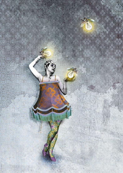 Postcard - La Tack - Light Bulb