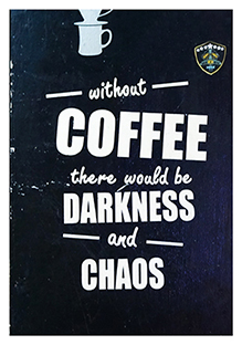 Postkarte - La Card - Without coffee