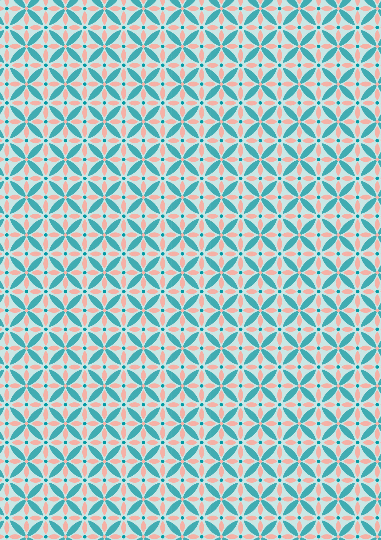 Wrapping paper - Toni Starck Pattern - Candy Jade