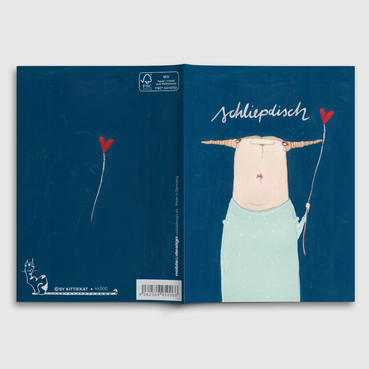 Notizheft A6 - kittiekatstudio - schliepdisch