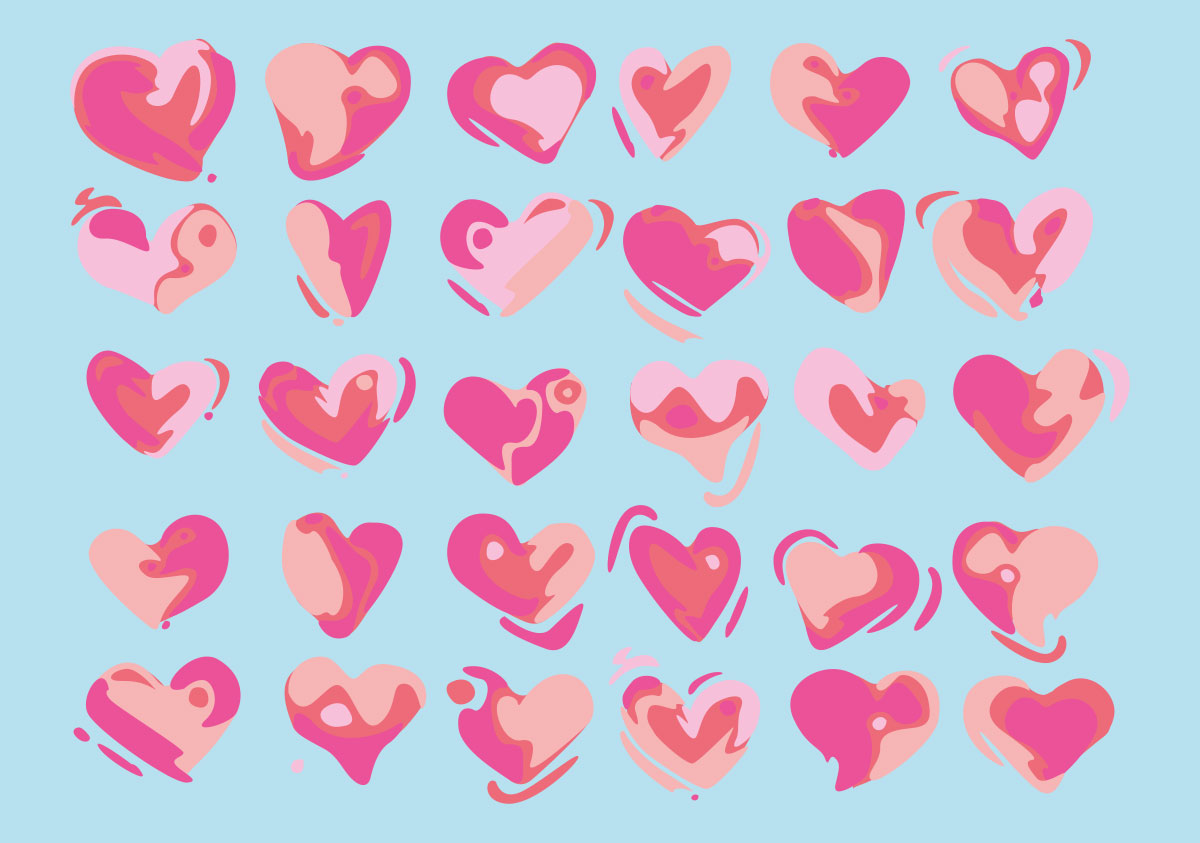 Postcard - Limoncella - Hearts