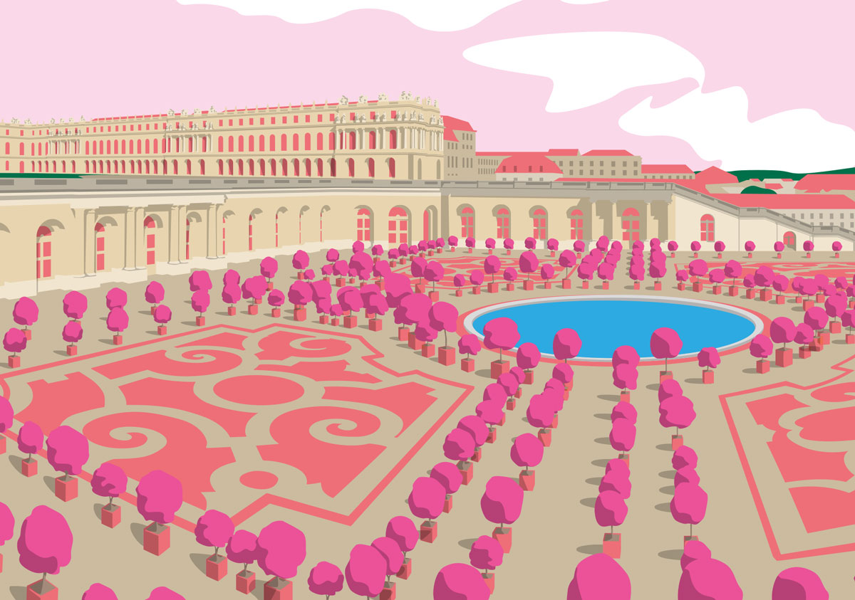 Postcard - Bon Voyage - Château de Versailles