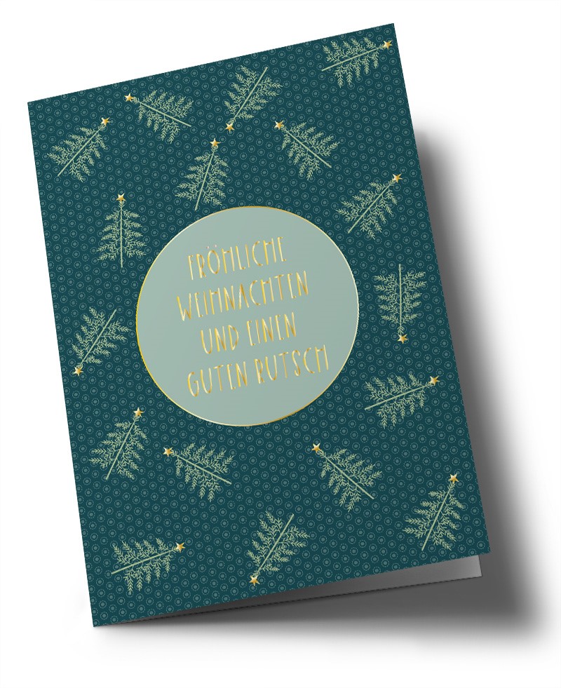 Doublecard C6 - Toni Starck - trees petrol