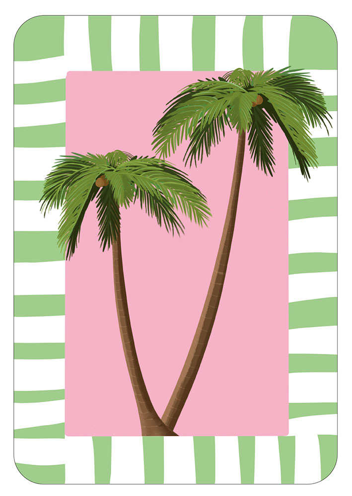 Postcard - Toni Starck - Lollipop - Palm