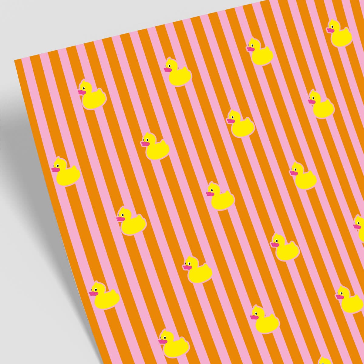 Geschenkpapier - neonstyle - Quietscheente