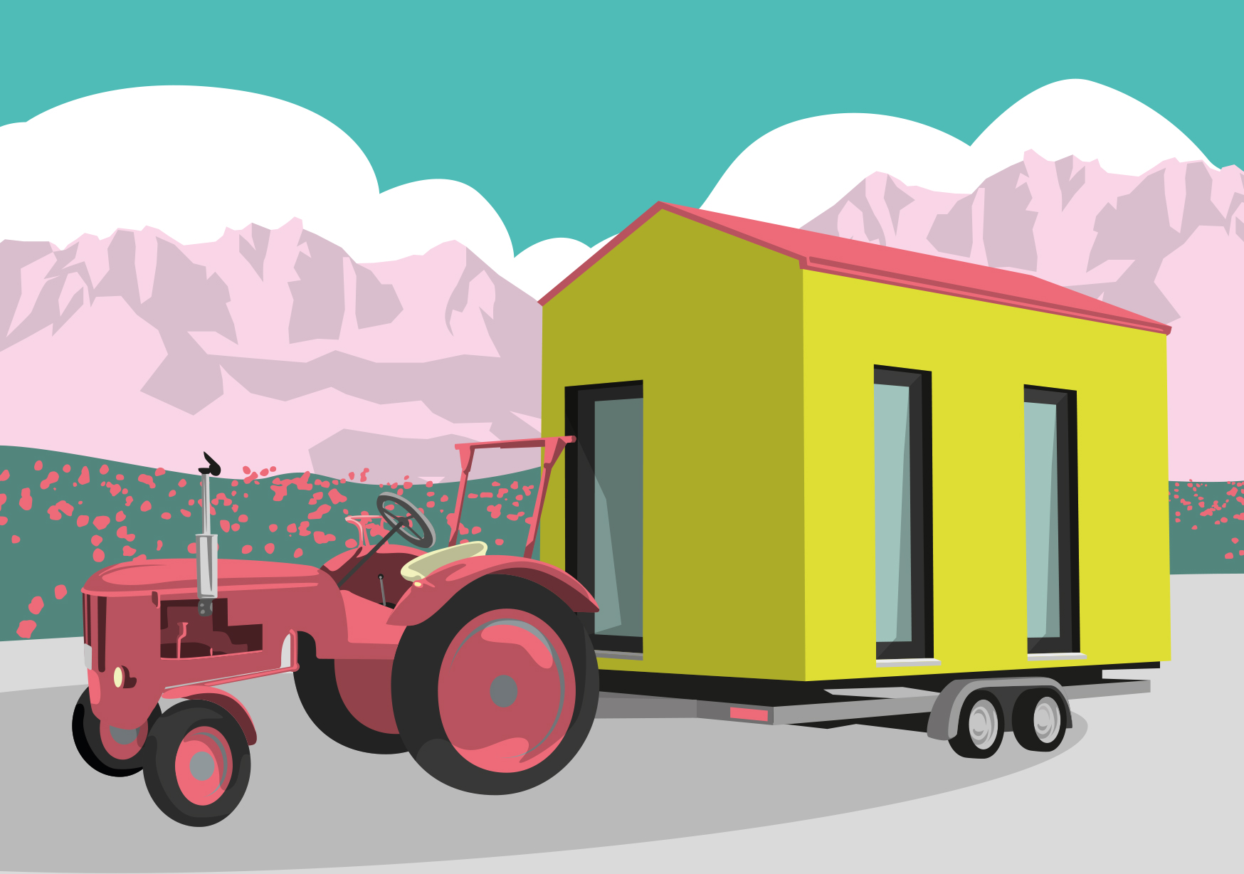 Postcard - luminous - Tiny House Postcard - luminous - Tiny House