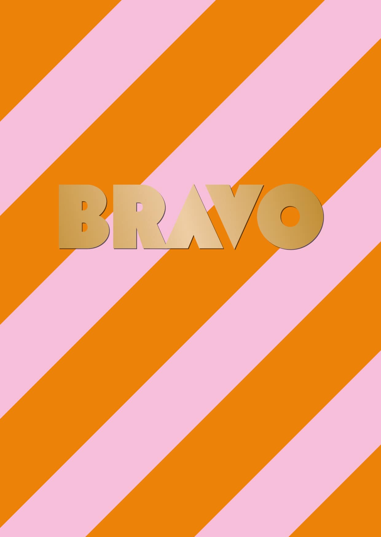 Postcard - Designfräulein - OroLumi - Bravo