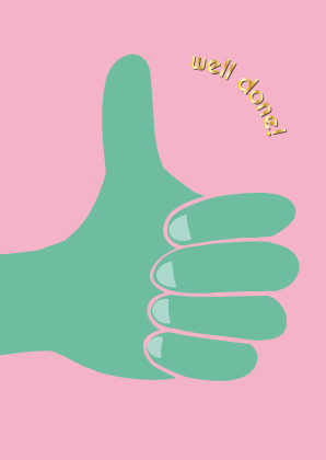 Postcard - Toni Starck - Well done