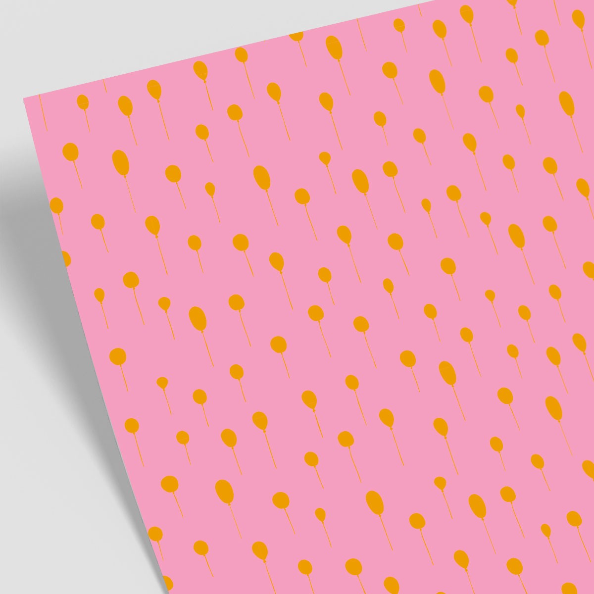 Geschenkpapier - neonstyle - ballons