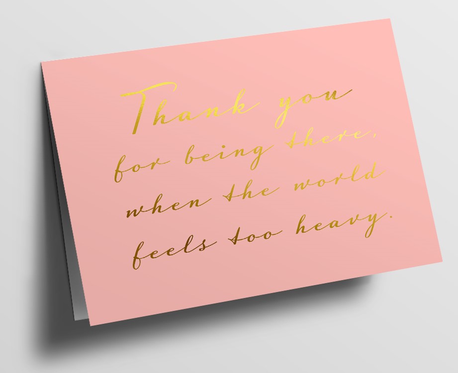 Postkarte - pure - Thank you for... Postkarte - pure - Thank you for...