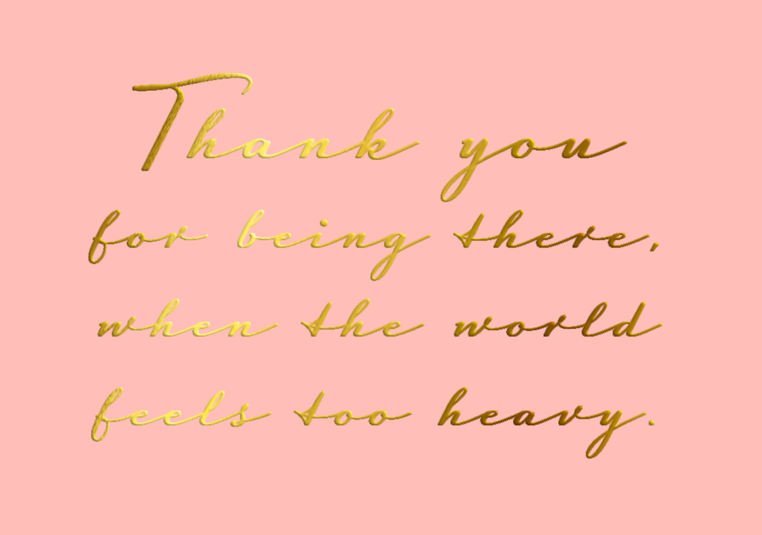 Postkarte - pure - Thank you for...