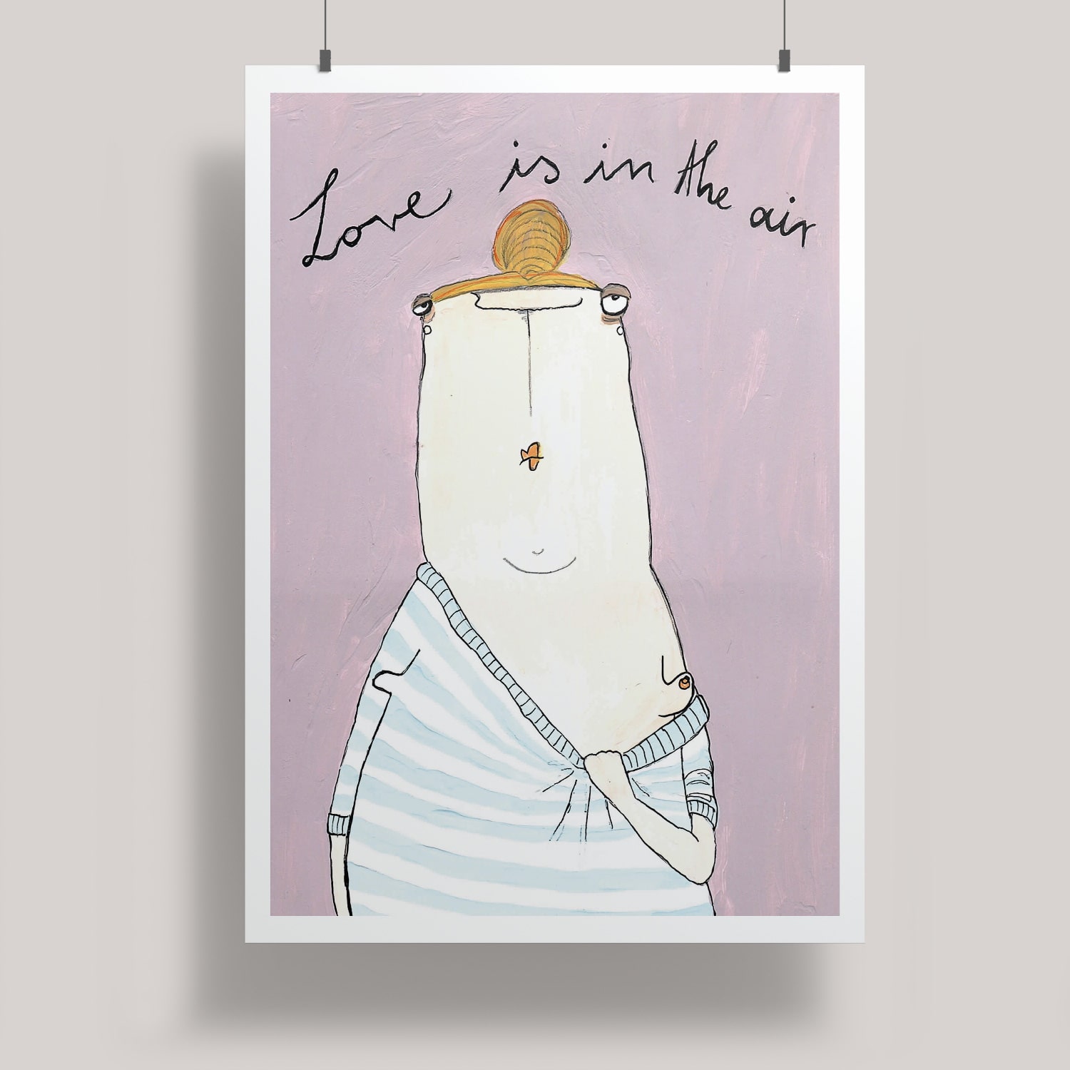 Artprint A3 - kittiekatstudio - love is in the air
