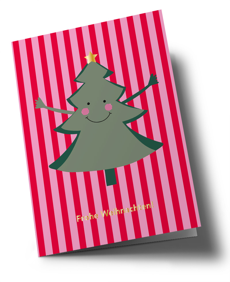 C6 folding card – Toni Starck – Tree Hug