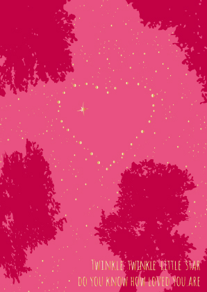 Postcard - Toni Starck - Twinkle night